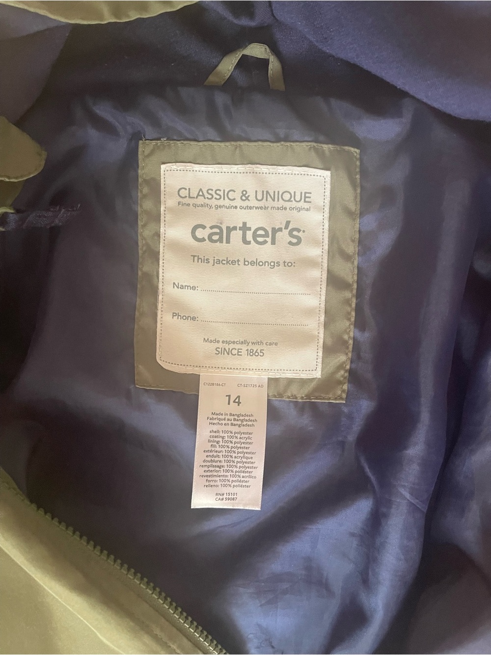 Carter’s Dinosaur Windbreaker - Picture 4 of 13